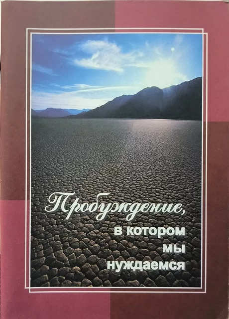 Обложка книги «Пробуждение, в котором мы нуждаемся»