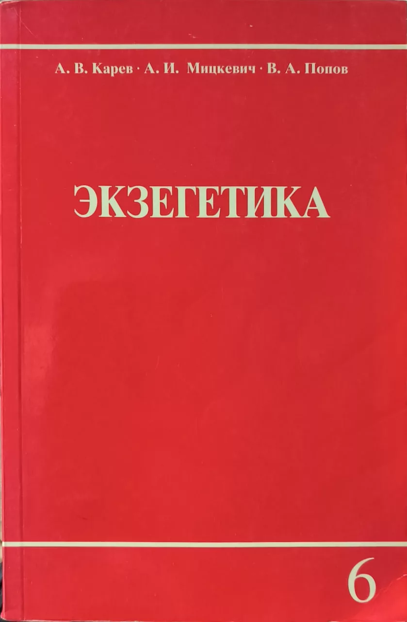 Обложка книги «Экзегетика. Книга 6»