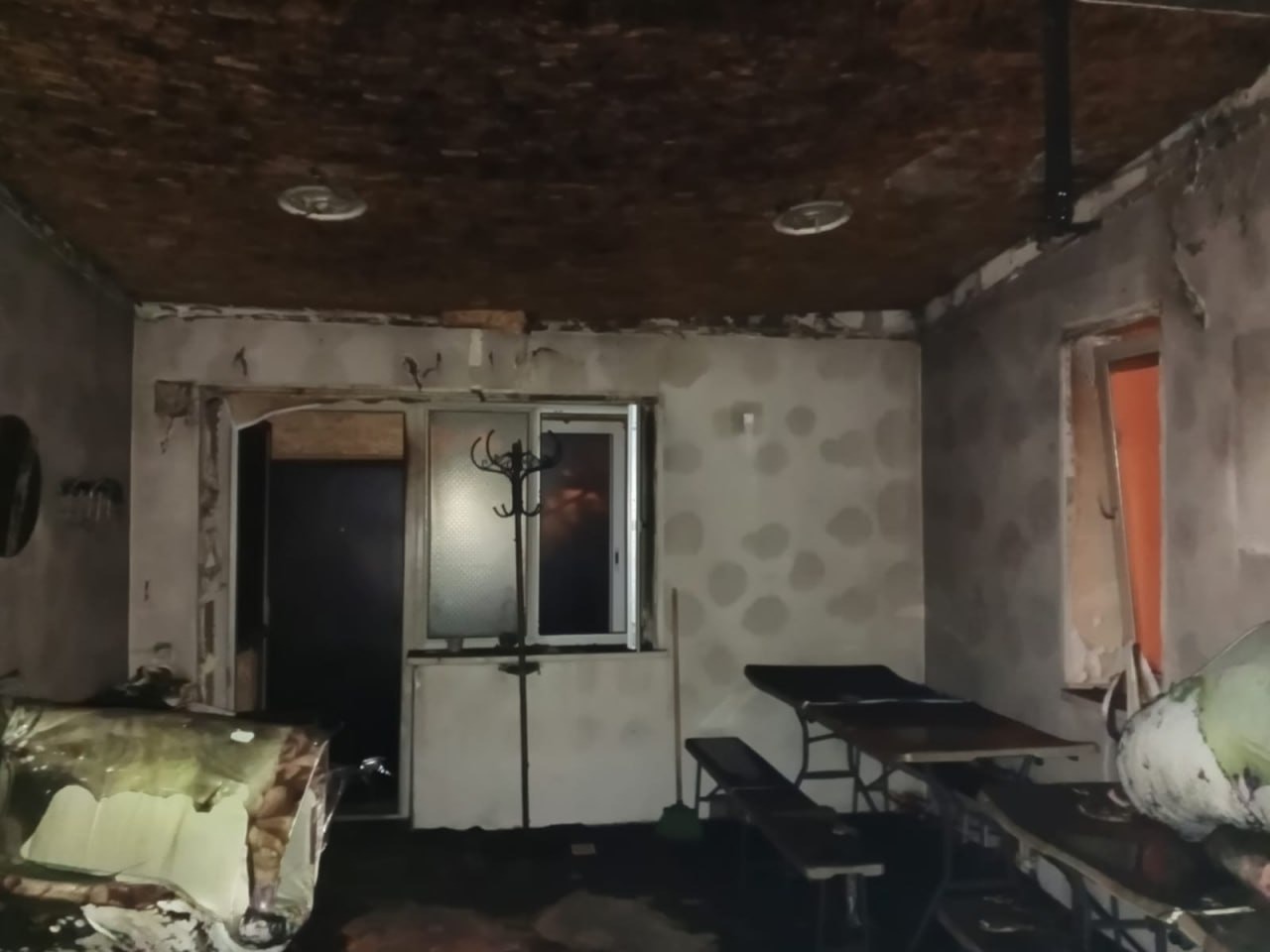 Пожар в доме единоверцев в г. Калуга